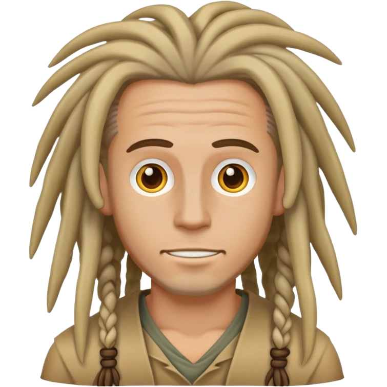White guy with dreads emoji