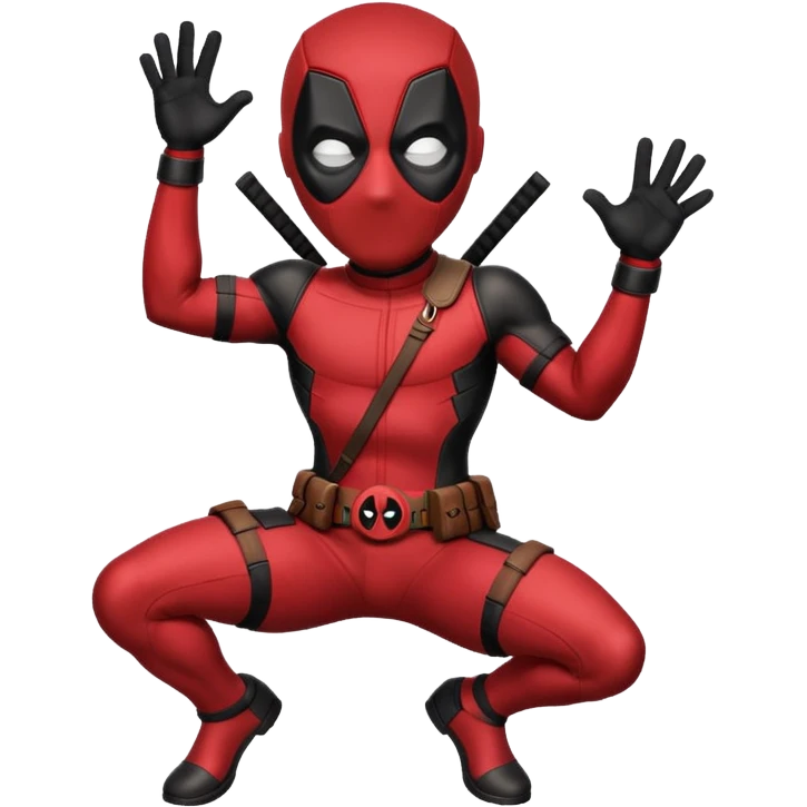 Deadpool dancing emoji