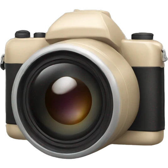 Camera beige emoji