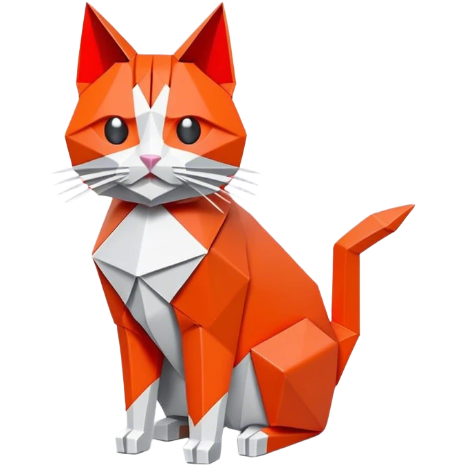 cat origami emoji