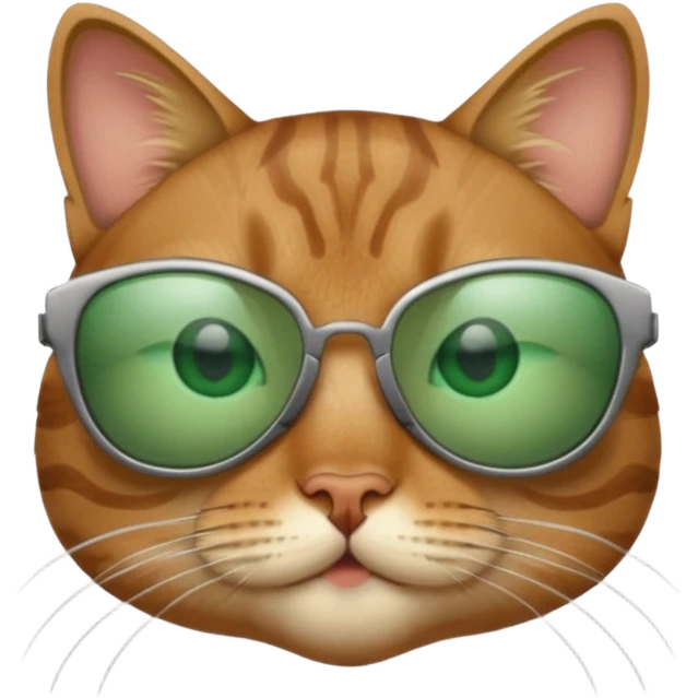 Cat wearing sunglasses emoji