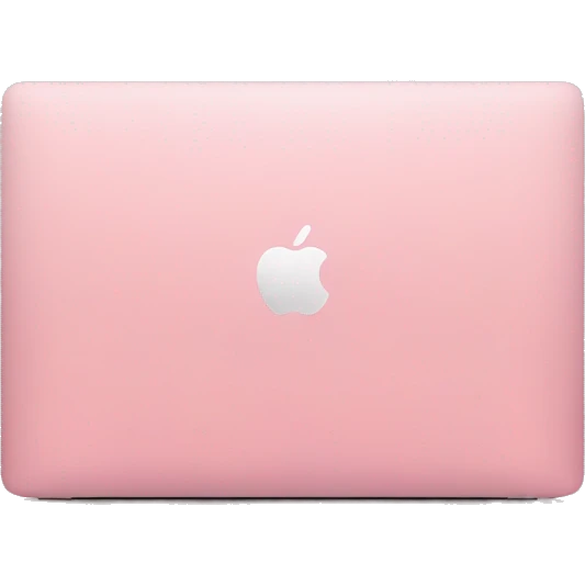 Macbook pink color emoji