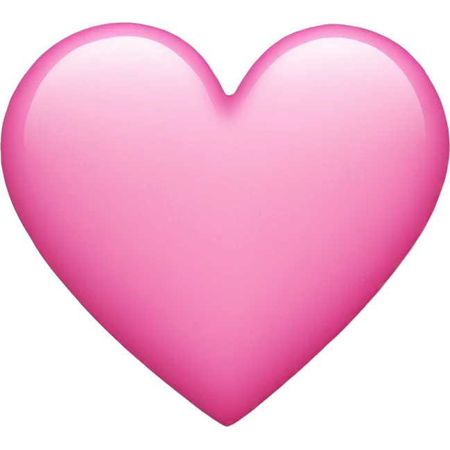 Pink heart  emoji