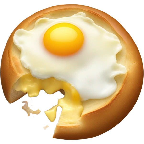 Khachapuri in Ajarian style  emoji