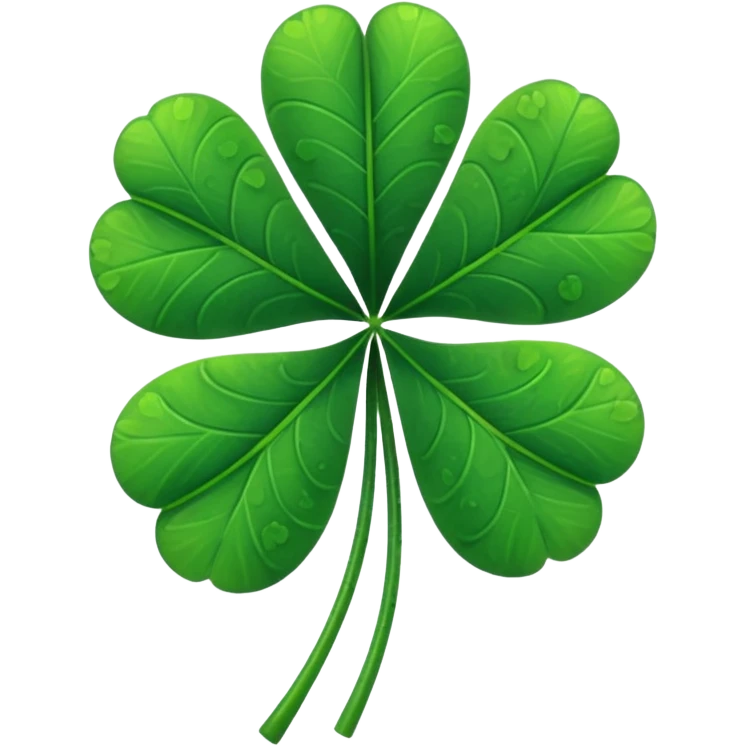 5 leaf clover emoji