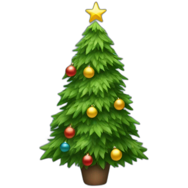 christmas tree and programmist emoji