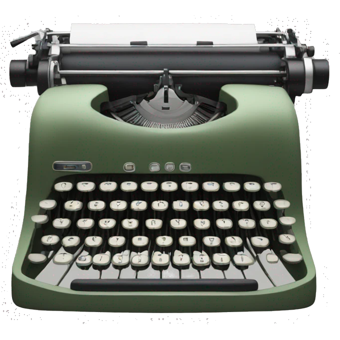 aesthetic sage typewriter emoji