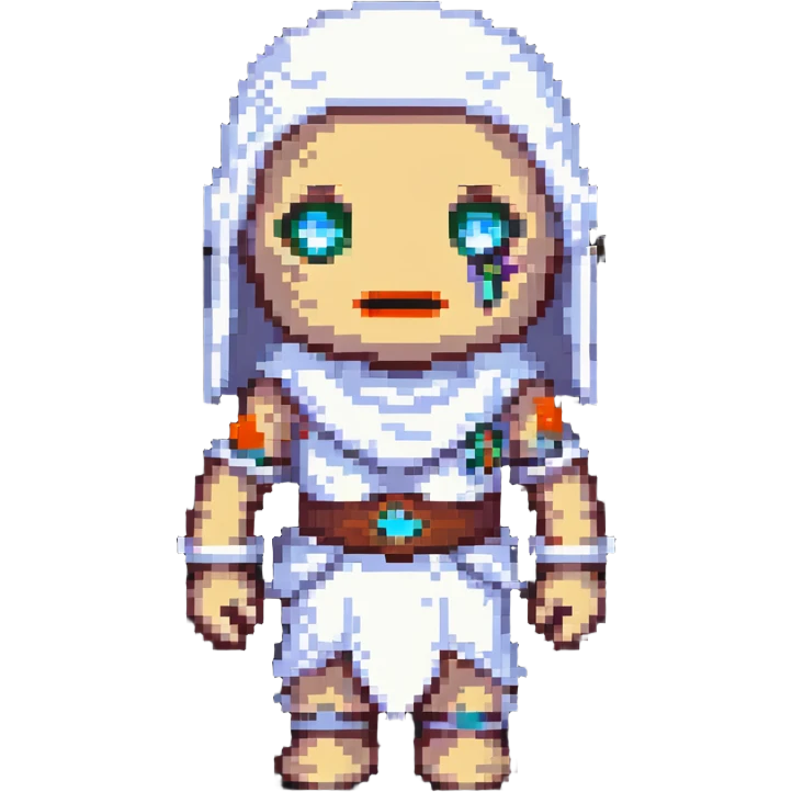 simple and cute mummy character emoji