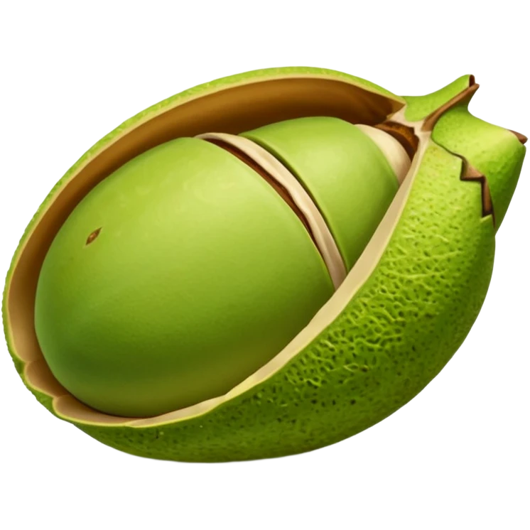 pistachio with shall emoji
