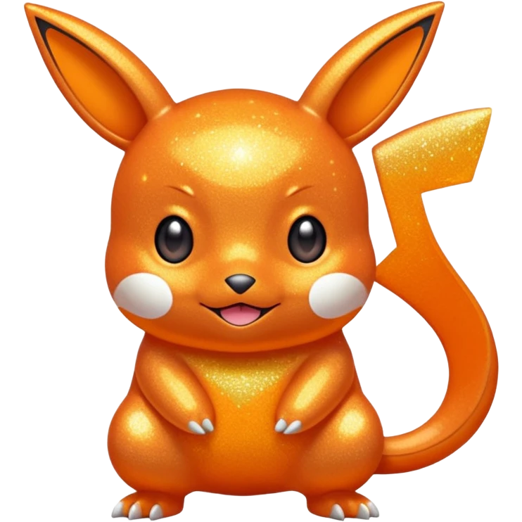glitter pokemo orange emoji