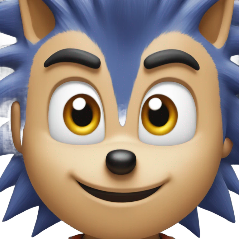 Sonic the hedgehog emoji