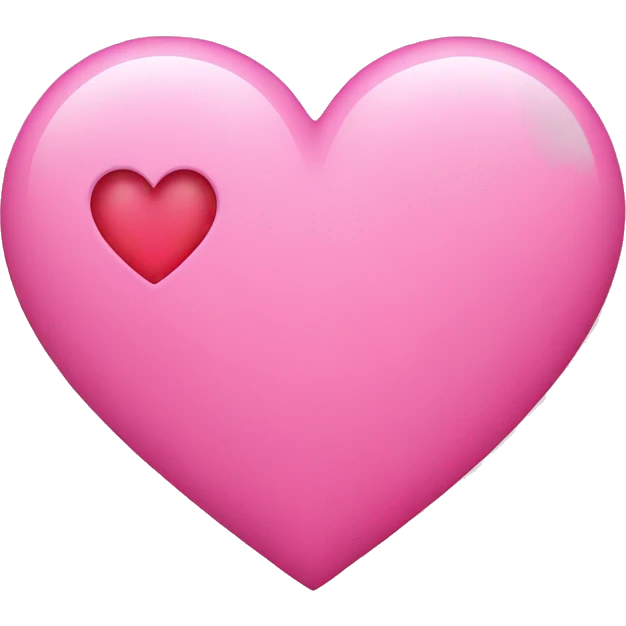 Pink heart emoji