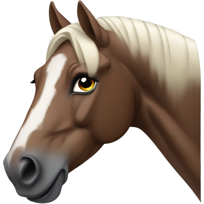 head of a racing horse emoji
