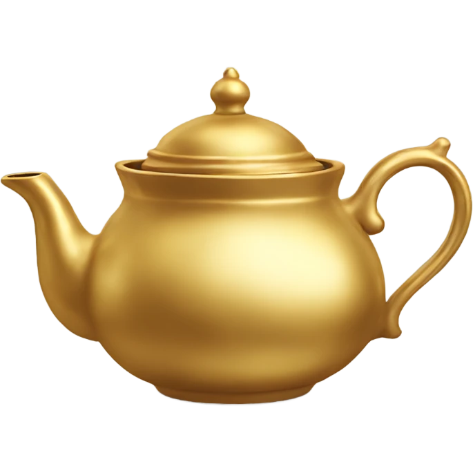 golden tea pot emoji