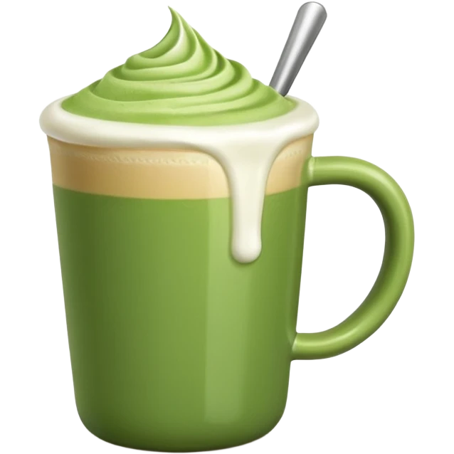 a matcha latte emoji