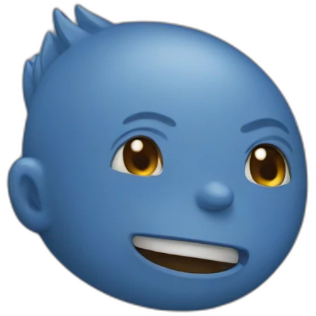 Blue thing emoji