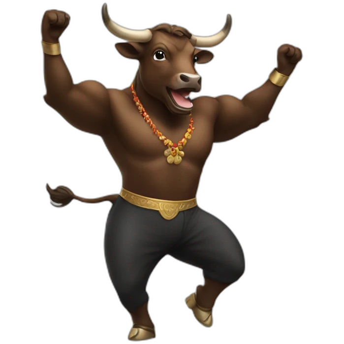 bull dancing emoji