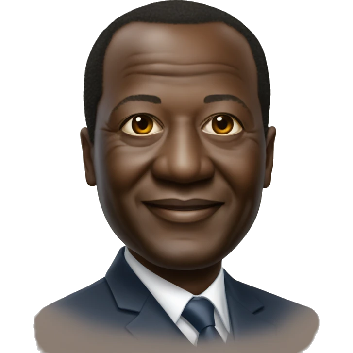 Alassane Ouattara, Président de la Côte d'Ivoire emoji