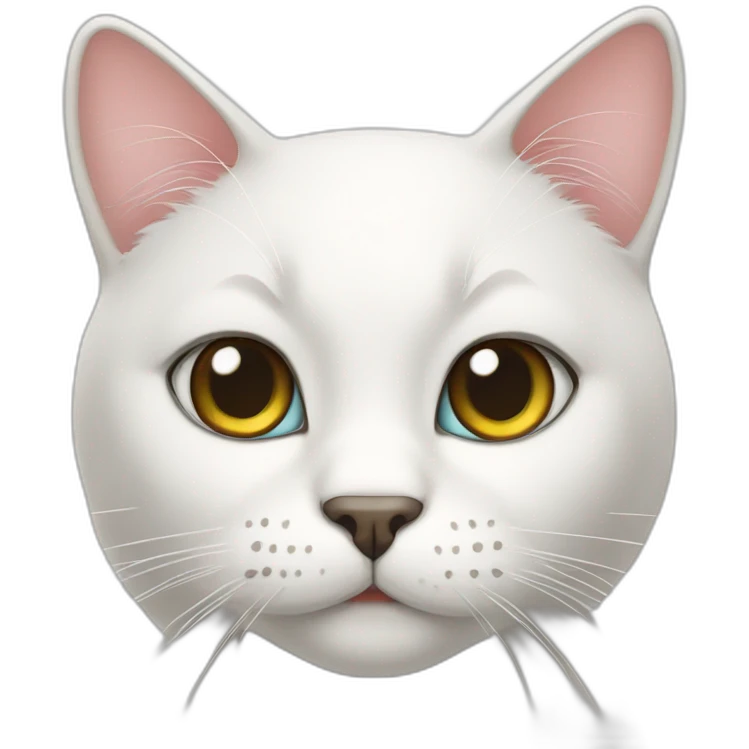 whit cat emoji