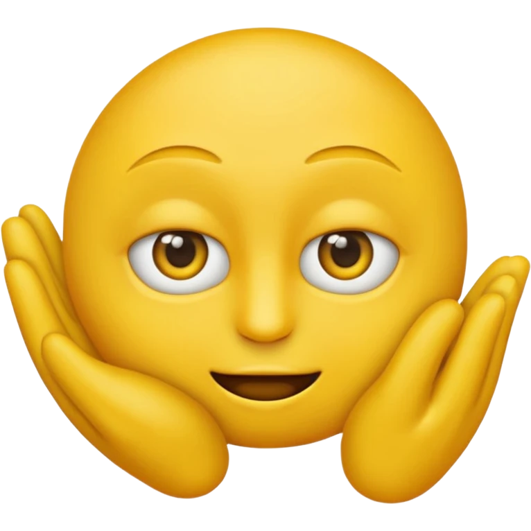 Emoji jaune qui dit ferme ta bouche emoji