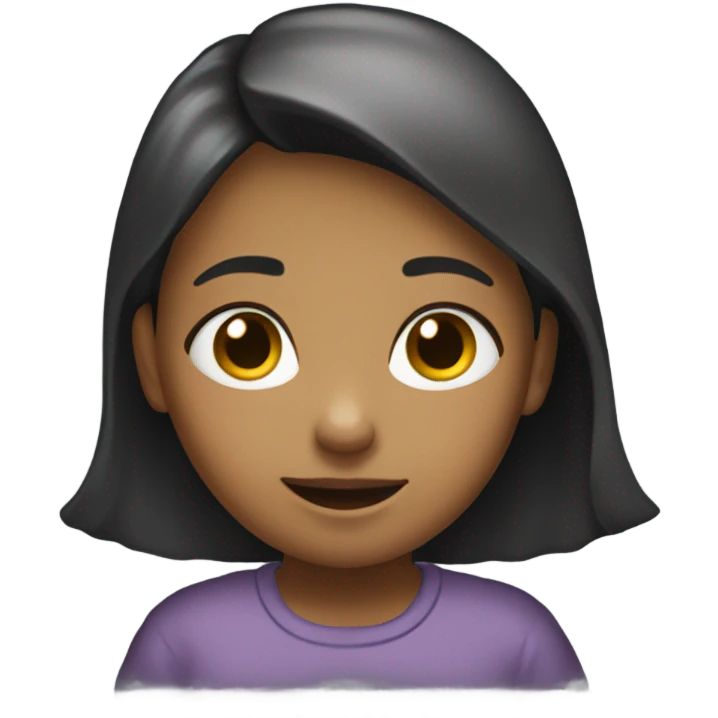 A girl dapping emoji