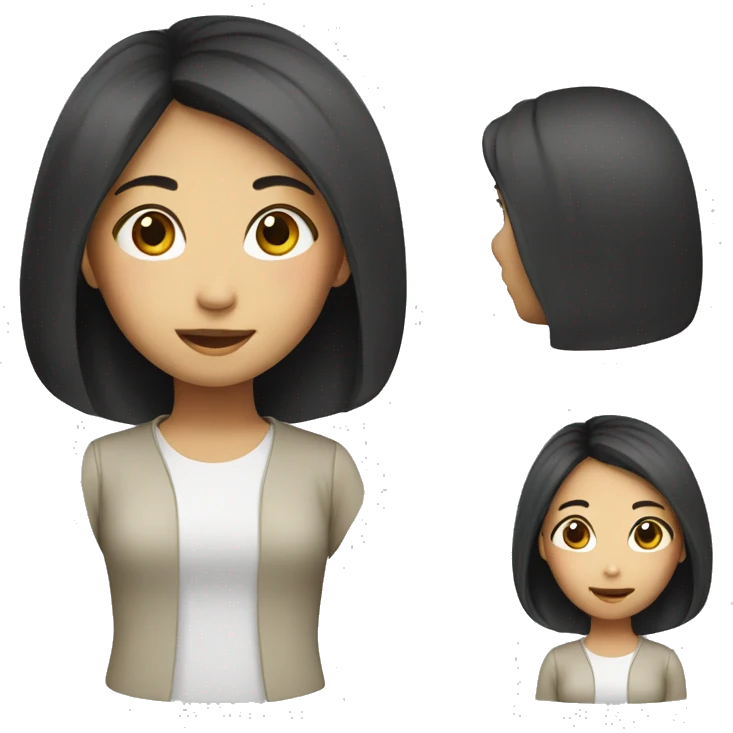 asian girl  emoji