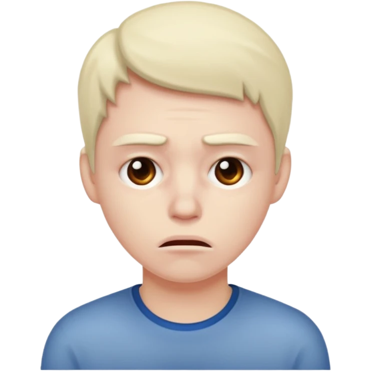 Tired and dreadful face emoji