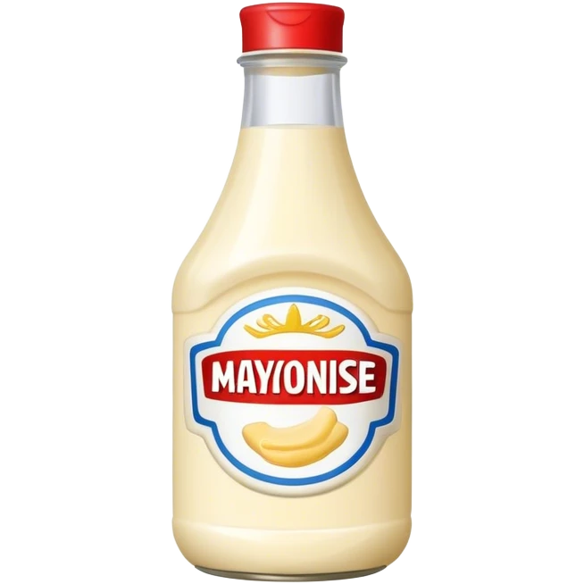 mayonnaise sauce bottle emoji