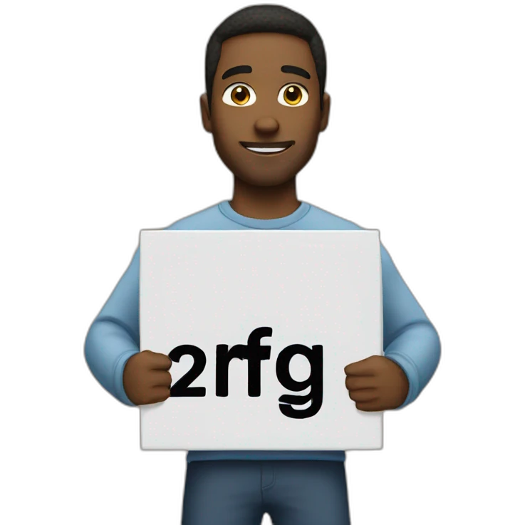 guy holding sign that says LFG emoji