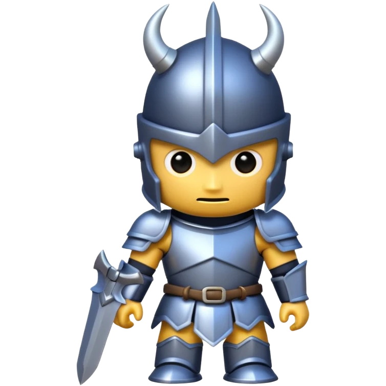 Make mini pekka from the game clash royale emoji