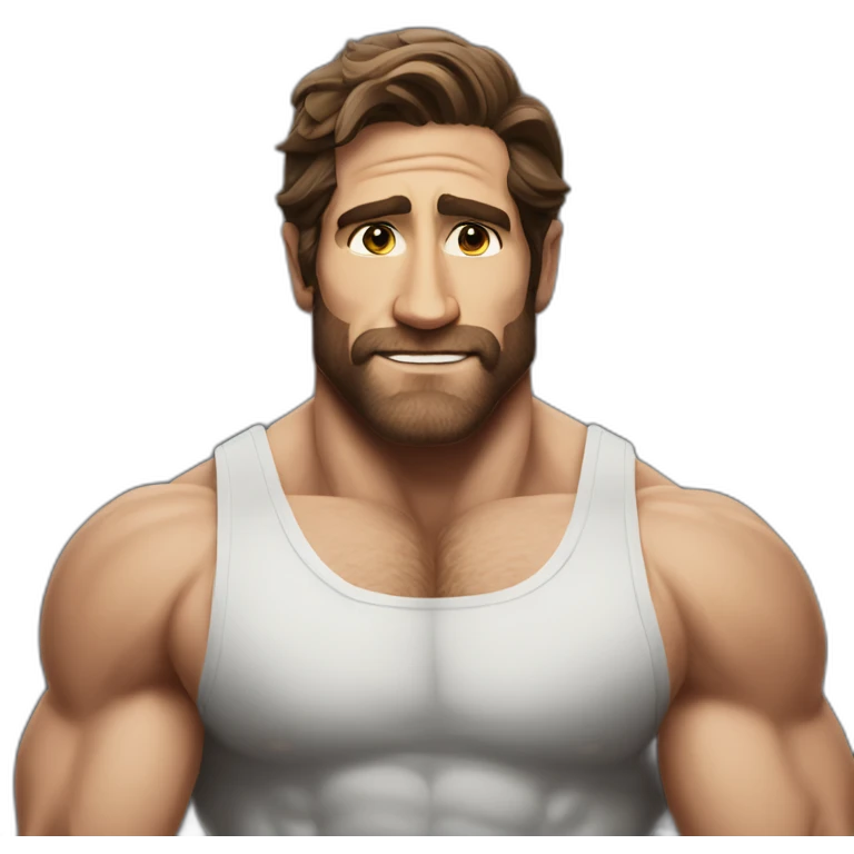 Jake Gyllenhaal Bodybuilder giant emoji