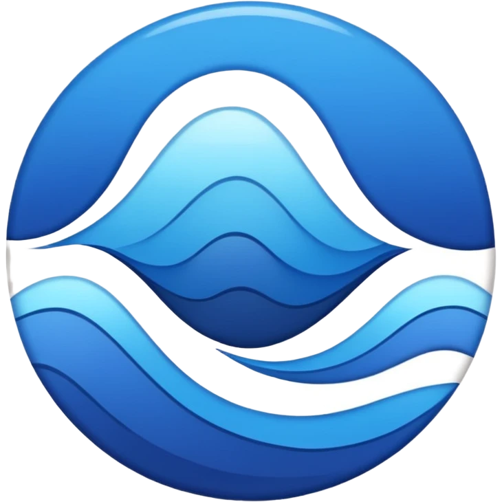 circle with inner waves growing stronger emoji