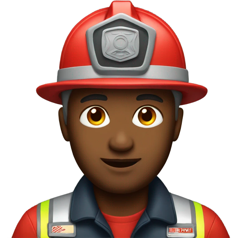 Firetruck driver emoji
