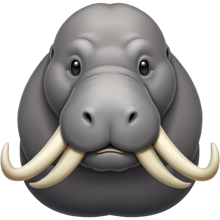 walrus with tusks emoji