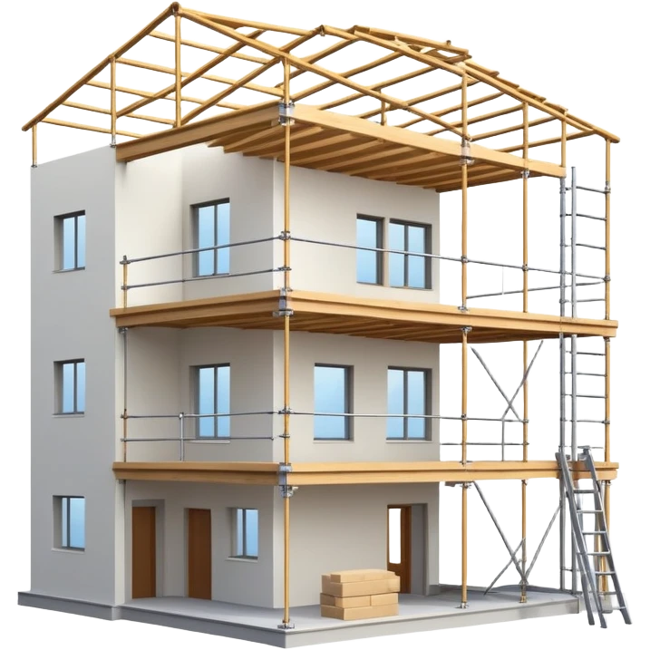 modern house under construction emoji