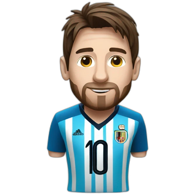 Messi world cup winner emoji