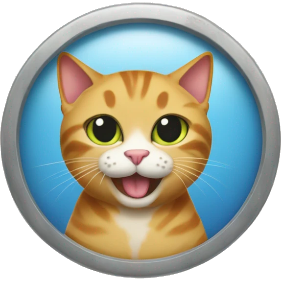 cat inside of shawarma emoji