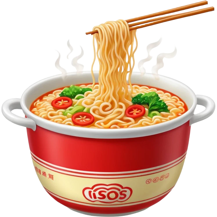 Sweet & Sour Instant Noodles emoji