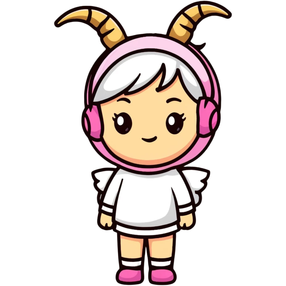 girl with small horns emoji