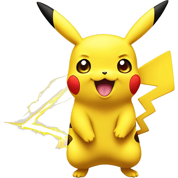 Pikachu: Iconic-style Candid Likeness Pokémon

The beloved yellow Electric-type mascot with rosy cheeks and a lightning bolt tail, Pikachu is known for its cheerful energy and playful spark. emoji