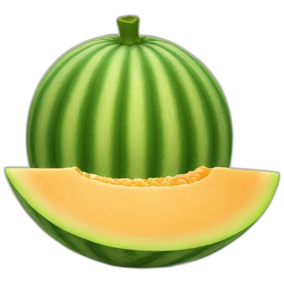 canteloupe emoji