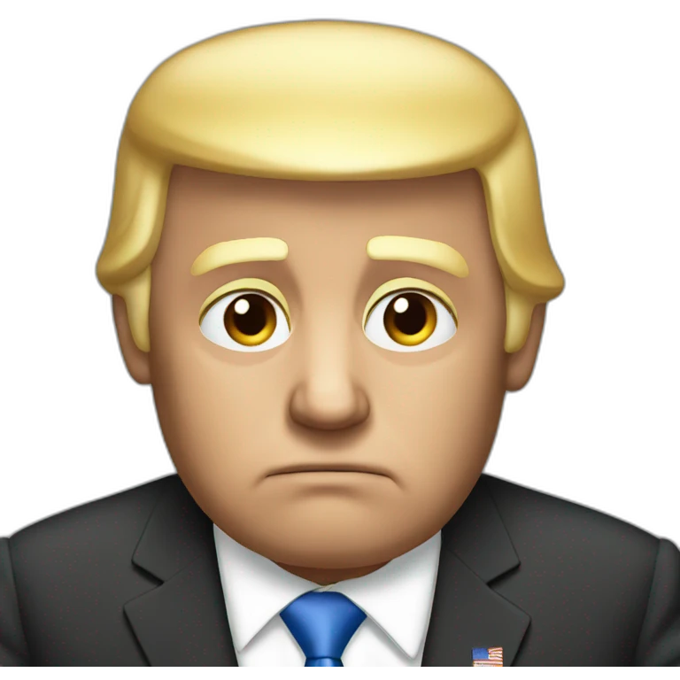 Sad Trump emoji