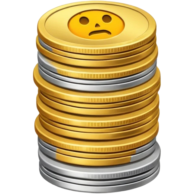 scared coin money emoji