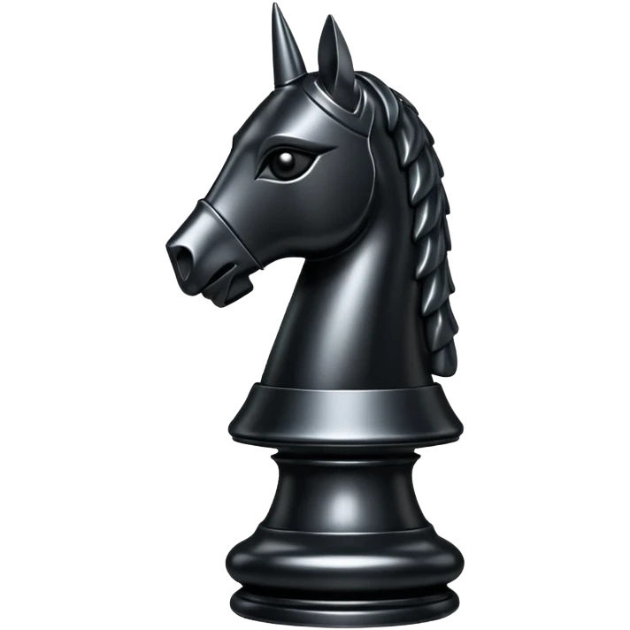 black knight chess emoji