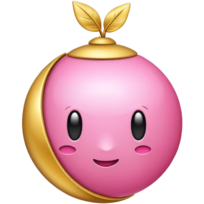 belief gold pink emoji