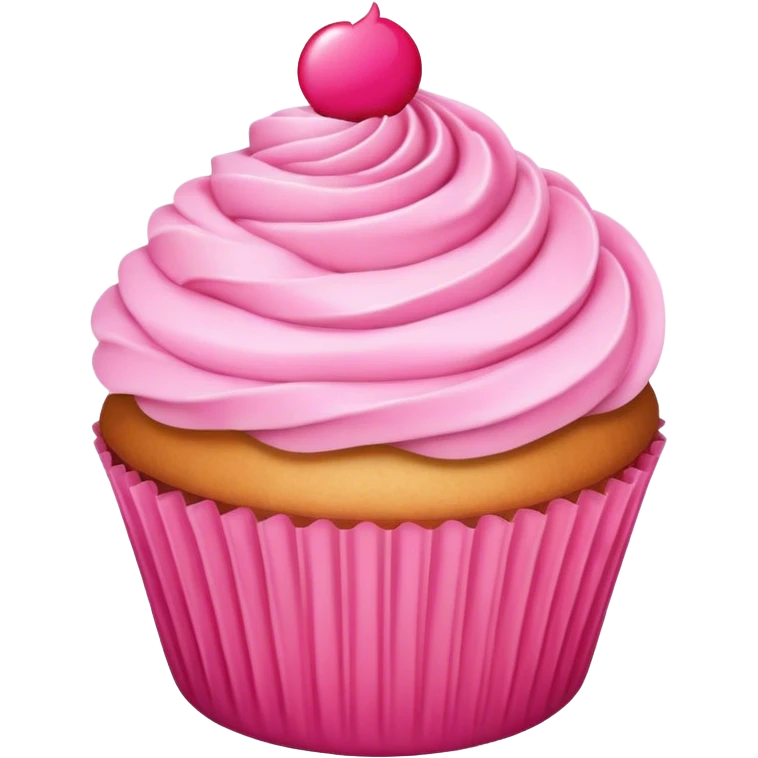 pink cupcake emoji