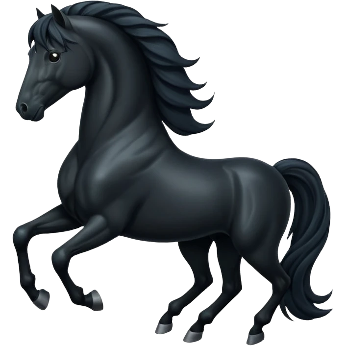 Black horse emoji