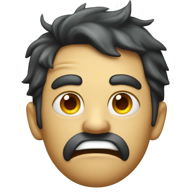 Tête de diable qui pleure  emoji