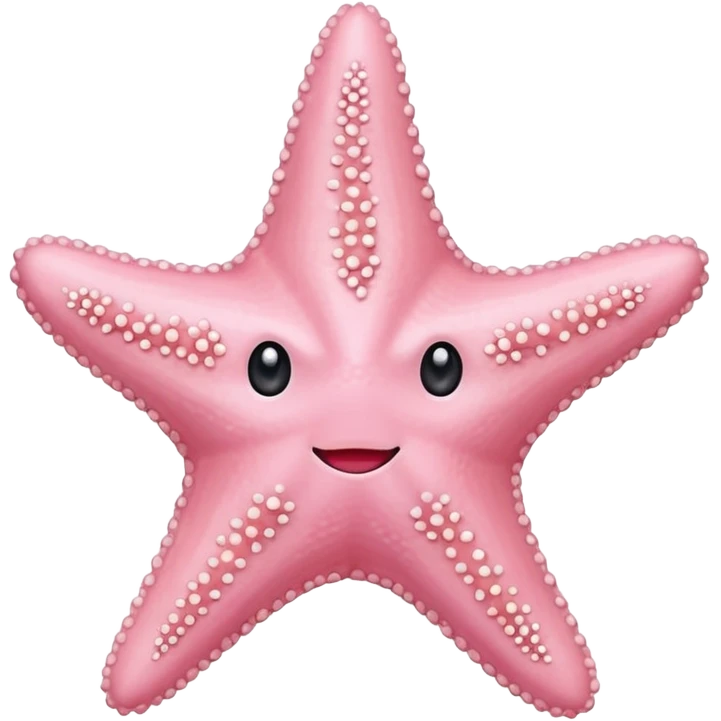 Pastel pink starfish emoji