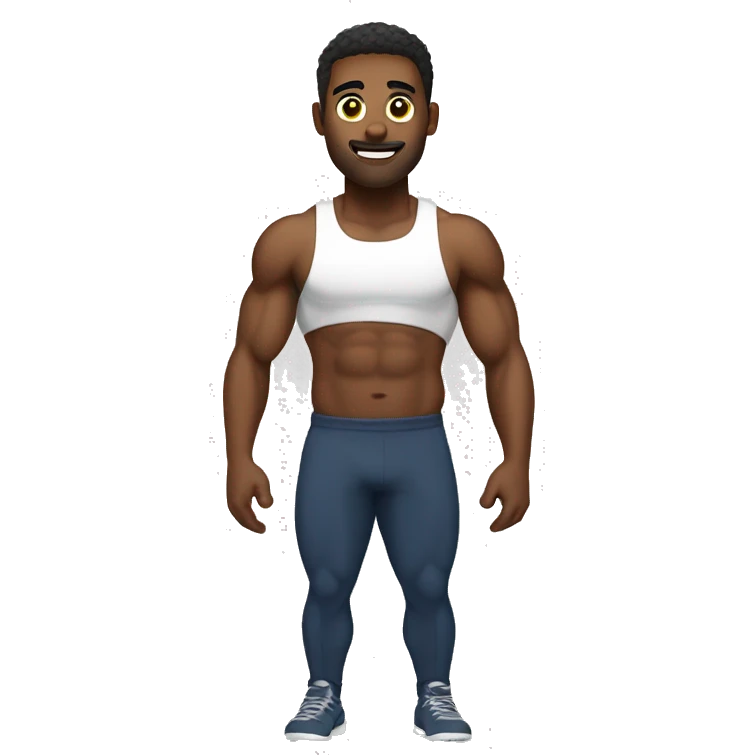 a masive gym guy emoji